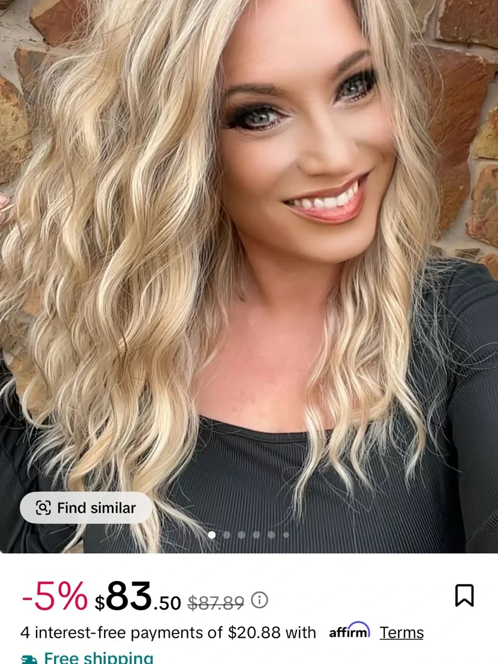 AISOM Honey Blonde Mila Lace Front Wig